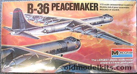 Monogram 1/72 B-36 Peacemaker, 5703 plastic model kit